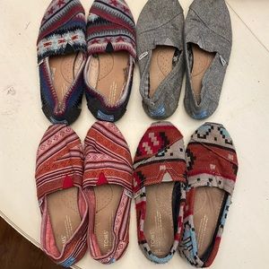 Lot of Tom’s Size 7/7.5 Shoes